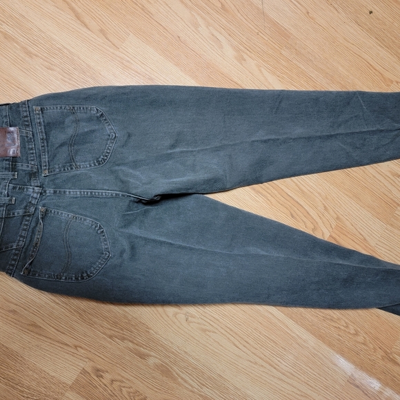 Vintage High waisted Lee jeans grayish, green 10L - Picture 3 of 5